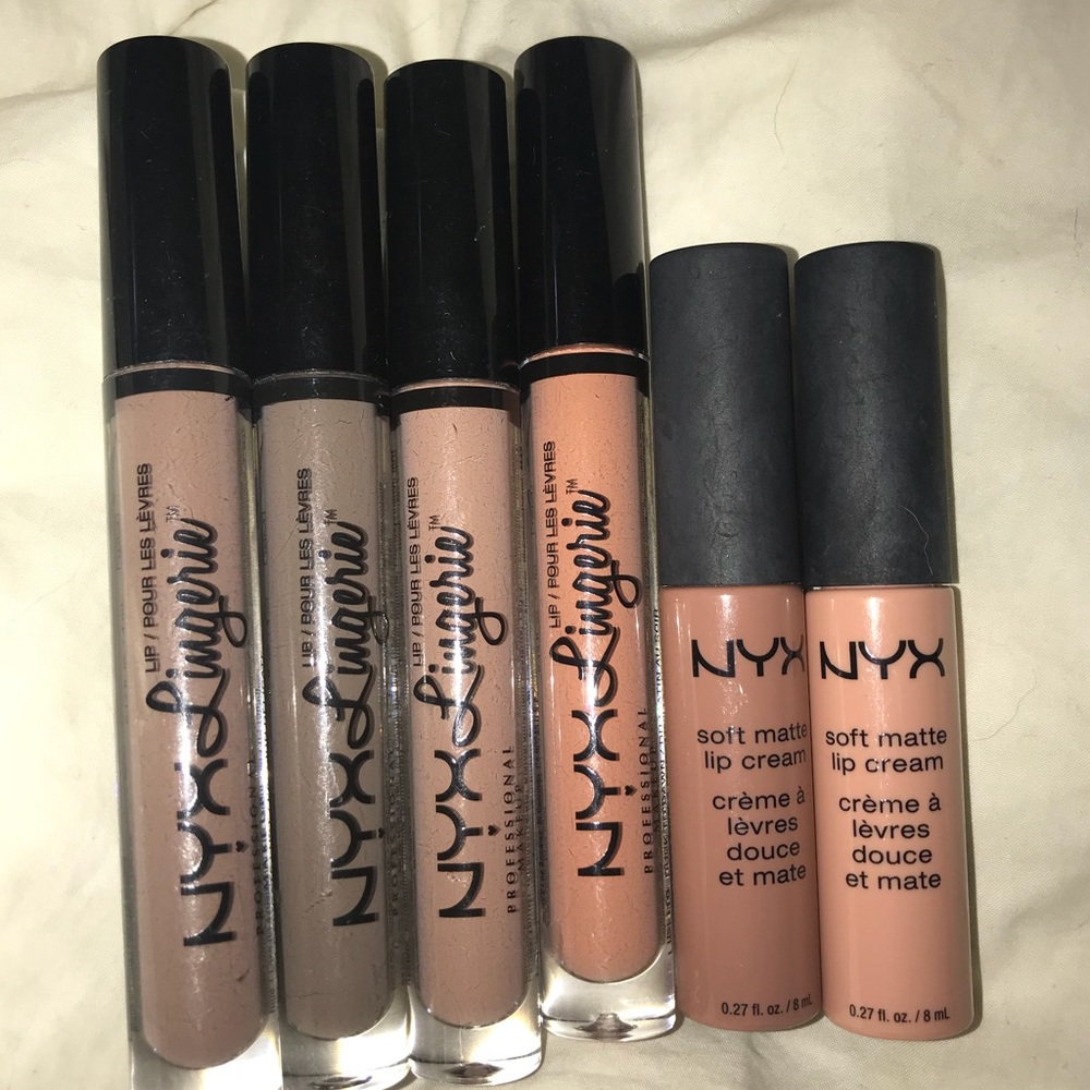NYX SIX NUDES BUNDLE MATTE LIQUID LIPSTICK NUDE